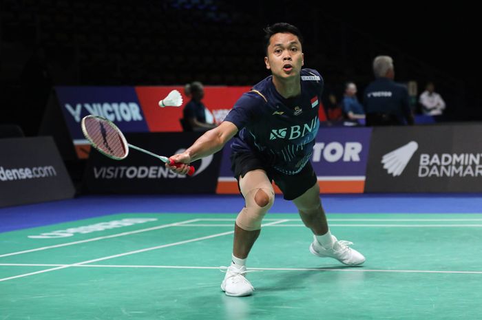 Tunggal putra Indonesia, Anthony Sinisuka Ginting akan menjalani laga babak pertama French Open 2023 melawan kuda hitam Denmark Magnus Johannesen