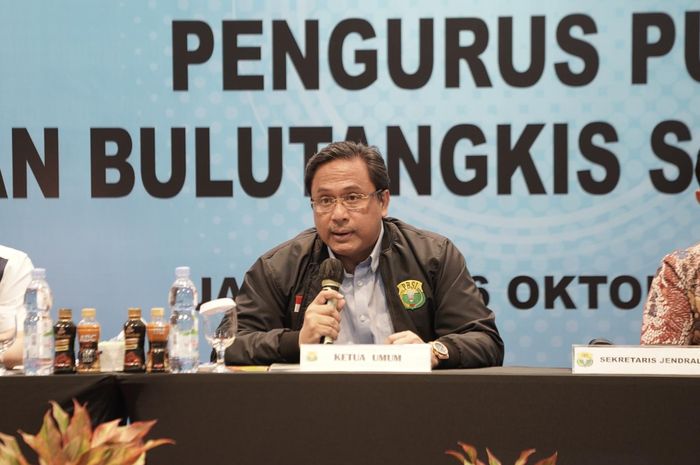 Ketua umum PBSI, Agung Firman Sampurna.