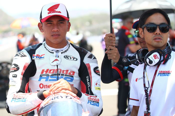 Pembalap Indonesia, Mario Suryo Aji bertekad meraih hasil baik pada Moto3 Australia 2023