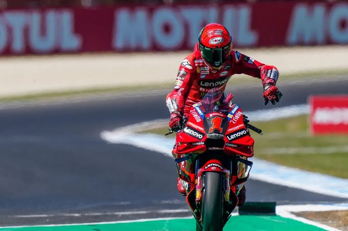 Jorge Martin raih pole position di kualifikasi MotoGP Australia 2023, Sabtu (21/10/2023), pembalap terbuang Gresini impresif, sementara Marc Marquez gagal dapat slipstream gratis.