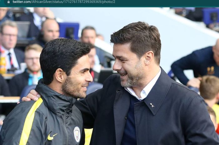 Maurico Pochettino dan Mikel Arteta bakal saling berhadapan dalam derbi London saat Chelsea menjamu Arsenal di Stamford Bridge, Sabtu (21/10/2023) malam WIB.