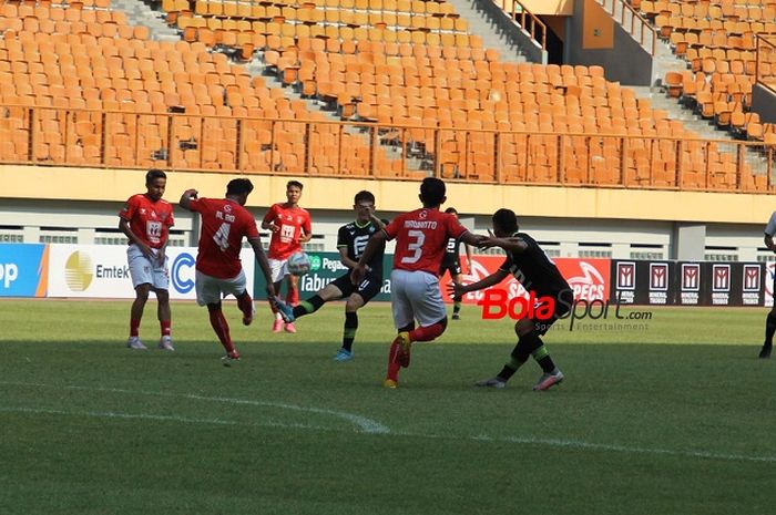 Pertandingan Malut United FC vs FC Bekasi City dalam lanjutan Liga 2, Sabtu (21/10/2023) di Stadion Wibawa Mukti, Cikarang.