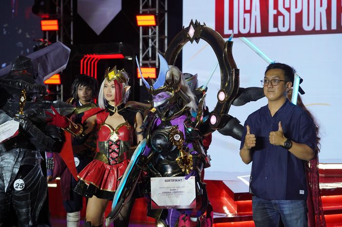 Kemeriahan acara Liga 1 Esports Nasional 2023 Seri Surabaya pada 20-22 Oktober 2023.