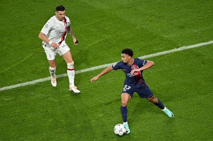 Penampilan Warren Zaire-Emery dalam laga PSG vs AC Milan pada penyisihan grup Liga Champions 2023-2024.