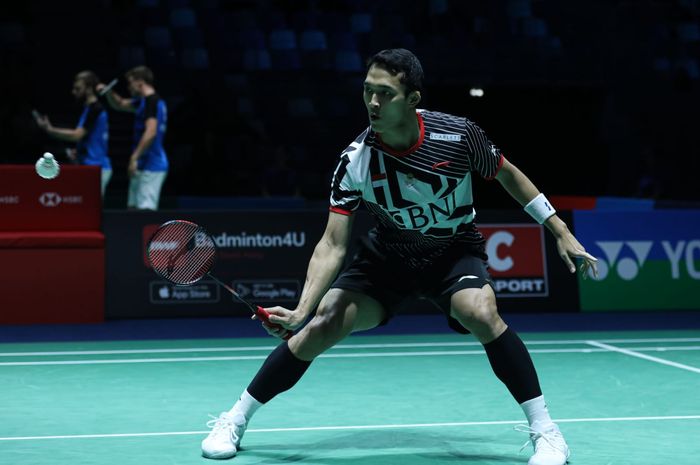 Pemain tunggal putra Indonesia, Jonatan Christie melaju ke babak kedua French Open 2023