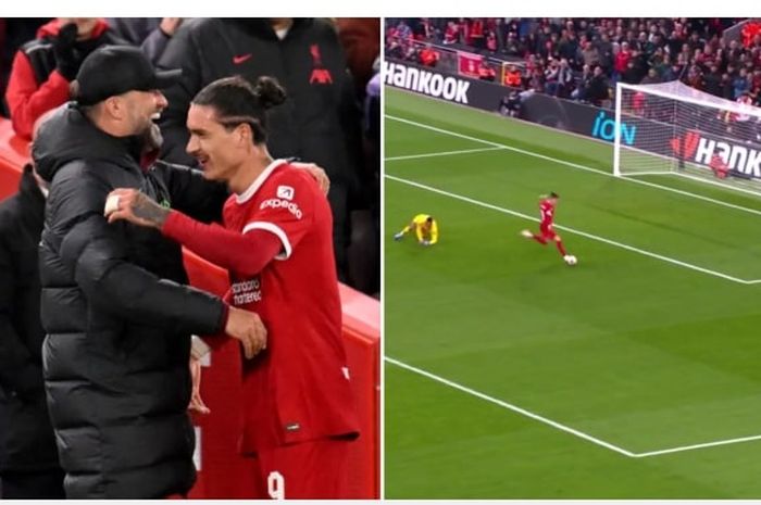 Pelatih Liverpool, Juergen Klopp, mengomentari kegagalan Darwin Nunez mencetak gol ke gawang kosong saat The Reds berhadapan dengan Toulouse di Liga Europa.