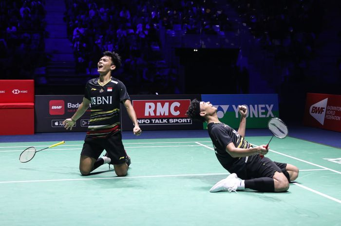 Pasangan ganda putra Indonesia, Muhammad Shohibul Fikri/Bagas Maulana, gagal melaju ke babak kedua China Masters 2023