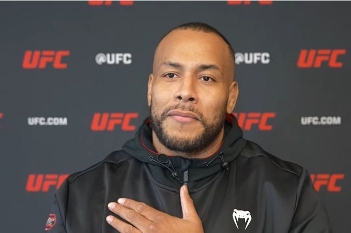 Petarung UFC kelas berat, Rodrigo Nascimento merasa jauh lebih bahagia setelah memeluk agama Islam, jelang pertarungan UFC Sao Paulo Brasil, 4 November 2023 waktu setempat.