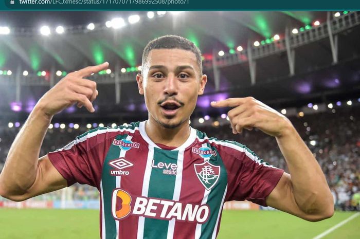 Gelandang bertahan milik Fluminense, Andre, dikabarkan telah mencapai kesepakatan pribadi dengan Liverpool.