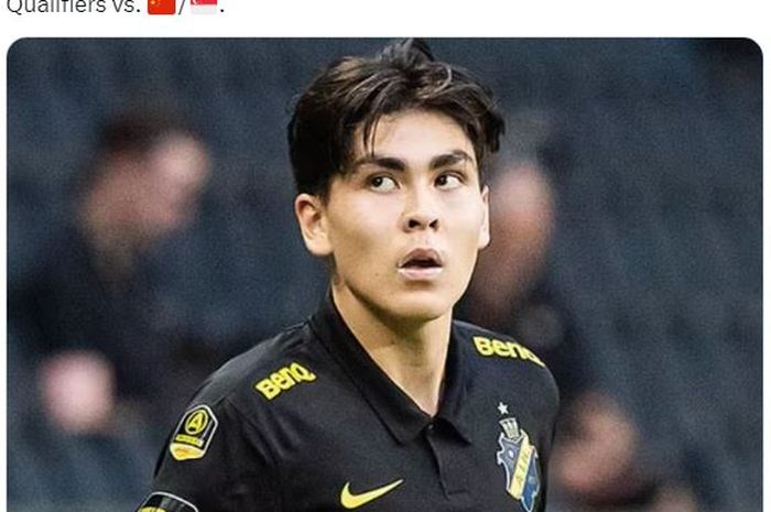 Pemain keturunan Thailand-Swedia, Eric Kahl.