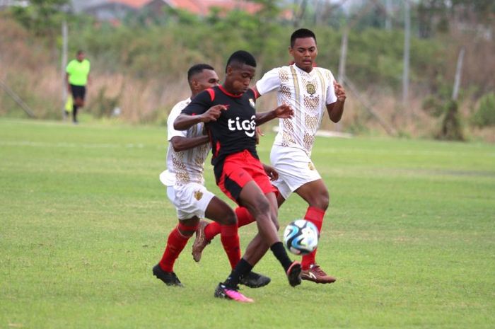 Panama menang 10-0 pada laga uji coba kontra Bhayangkara FC U-19 yang berlangsung di Surabaya, Jawa Timur, Sabtu (4/11/2023).