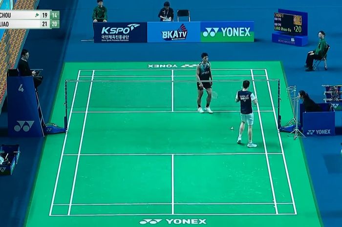 Tunggal putra unggulan pertama, Chou Tien Chen langsung kandas di babak 32 besar Korea Masters 2023 usai kalah dari wakil underdog, pada laga yang berlangsung di Gwangju Women's University Stadium, Korea Selatan, Rabu (8/11/2023)