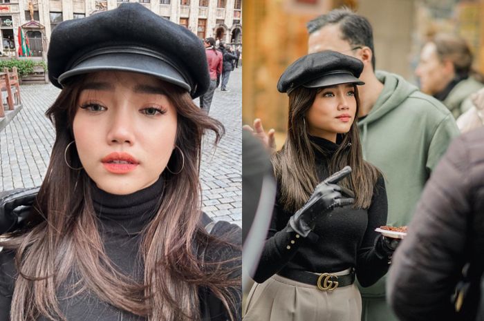 Fuji panik kecopetan saat liburan di Eropa, tepatnya di kota Brussels, Belgia.