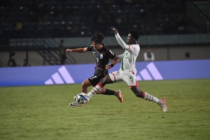 Laga Burkina Faso vs Korea Selatan di Grup E Piala Dunia U-17 2023, Sabtu (18/11/2023) di Stadion Si Jalak Harupat, Bandung.