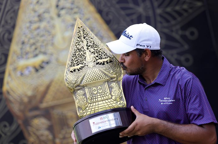 Pegolf asal India, Gaganjeet Bhullar keluar sebagai juara Indonesian Masters 2023, Minggu (19/11/2023).