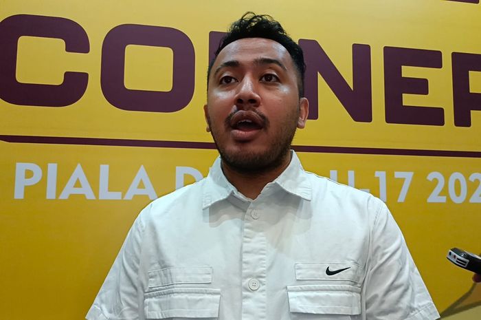 Anggota Komite Eksekutif PSSI, Muhammad saat ditemui di Hotel Solia Zigna, Solo, Senin (20/11/2023).