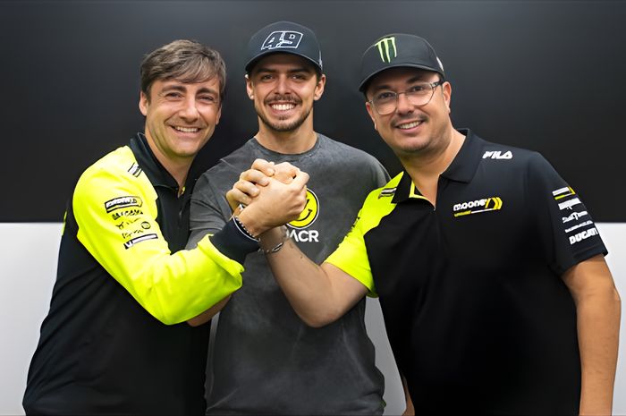 Fabio Di Giannantonio resmi bergabung ke VR46 Racing Team untuk MotoGP 2024.