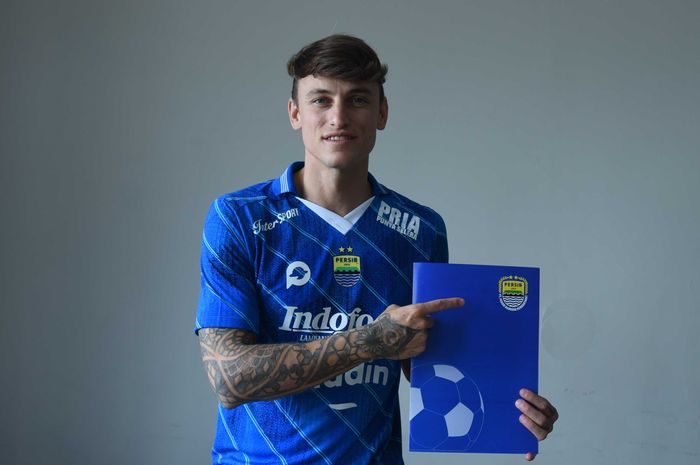 Pemain anyar Persib Bandung sekaligus jebolan Juventus Stefano Beltrame.