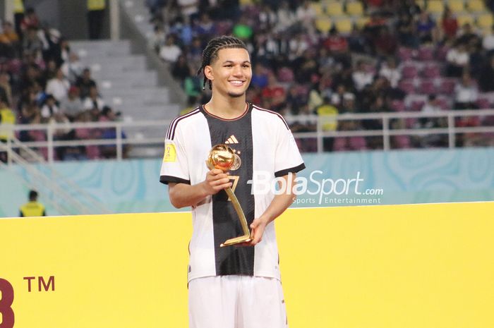 Peraih Golden Ball Piala Dunia U-17 2023,&nbsp;Paris Brunner dari timnas U-17 Jerman.