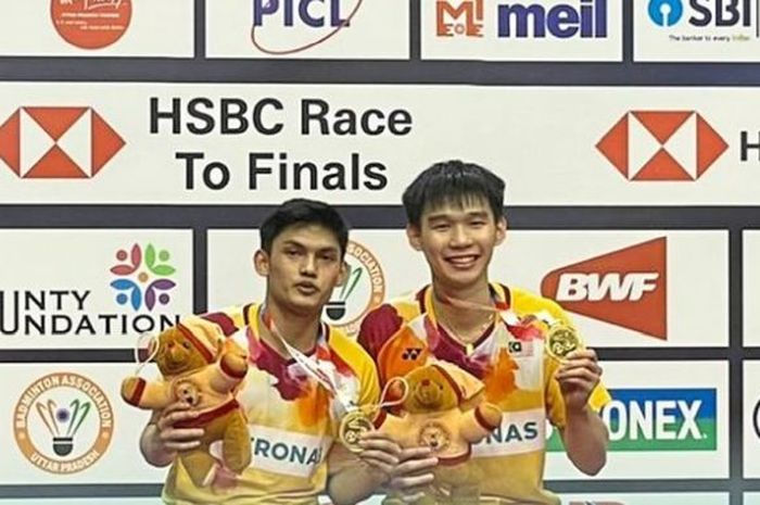 Ganda putra Malaysia, Choong Hong Jian/Muhammad Haikal berhasil menjuarai Syed Modi International 2023, Minggu (3/12/2023)