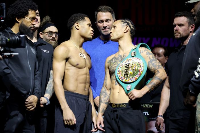 Dua petinju, Devin Haney (kiri) dan Regis Prograis (kanan) akan saling berhadapan akhir pekan ini, Minggu (10/12/2023) di Chase Center, San Francisco, Amerika Serikat