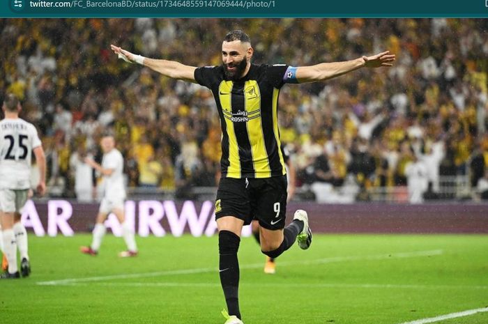 Penyerang Al Ittihad, Karim Benzema, mempertimbangkan untuk pensiun pada musim panas 2025.