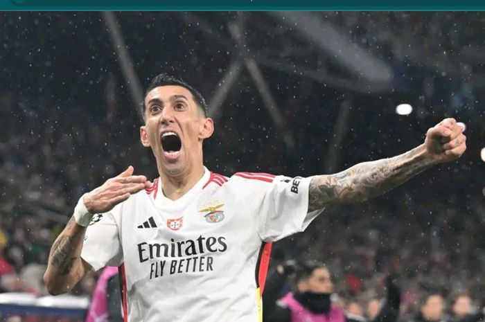 Kompatriot Lionel Messi, Angel Di Maria, berhasil mencetak gol tak biasa ke gawang RB Salzburg dalam membantu Benfica menang 3-1 pada laga pamungkas fase grup Liga Champions 2023-2024.