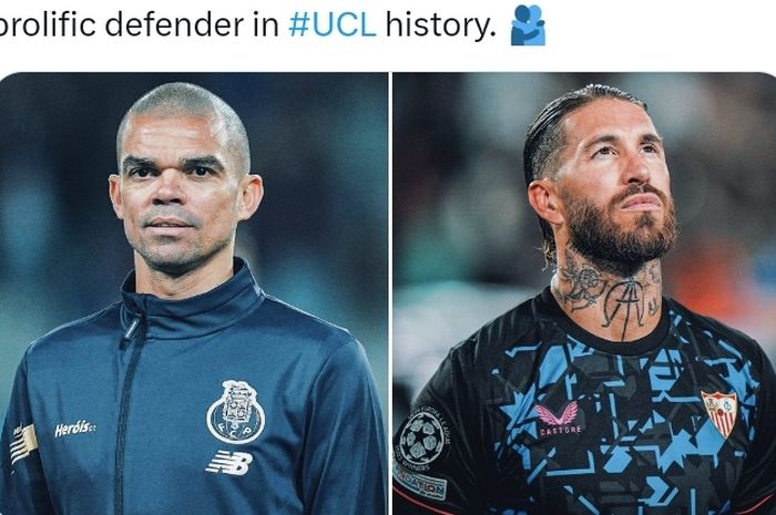 Dua alumni Real Madrid, Pepe dan Sergio Ramos, mampu mencatat sejarah berkat DNA Liga Champions yang pekat.