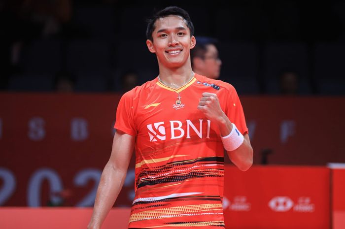 jonatan Christie berhasil naik peringkat di ranking BWF terbaru