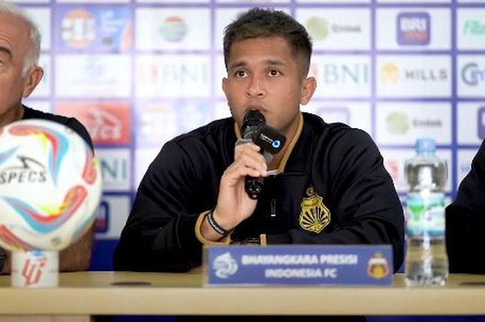 Gelandang asal Singapura milik Bhayangkara FC, Zulfahmi Arifin.