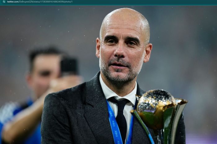 Pelatih Man City, Pep Guardiola, layak menyandang status GOAT dalam dunia kepelatihan usai menjuarai Piala Dunia Klub 2023.