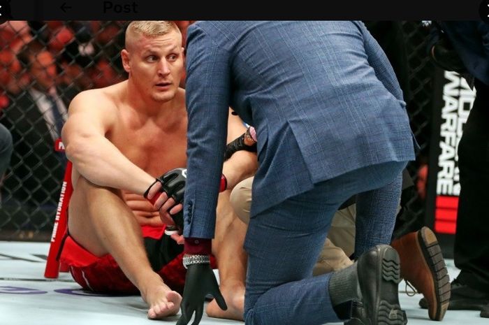 Jagoan kelas berat dari sasananya Khabib Nurmagomedov, Sergei Pavlovich buka suara soal larangan duel 45 hari yang harus dijalaninya.