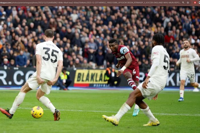 Mohammed Kudus, salah satu dari dua striker incaran utama Manchester United.