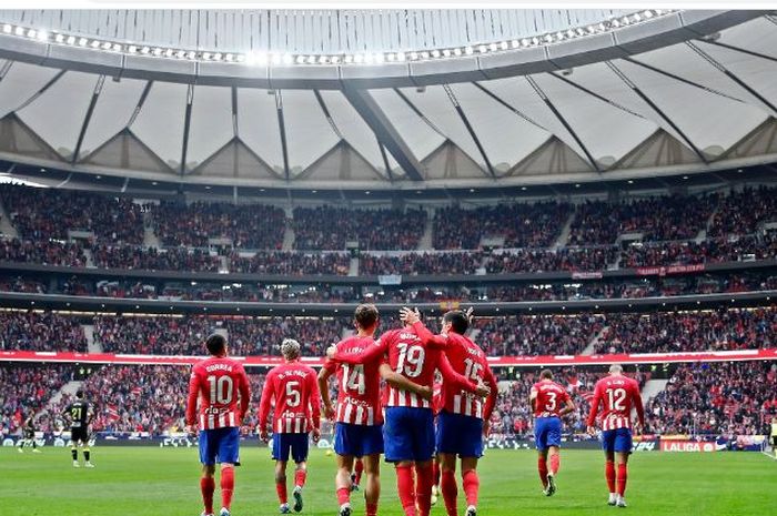 Atletico Madrid memetik kemenangan atas Sevilla dalam laga tunda pekan ke-4 Liga Spanyol 2023-2024.