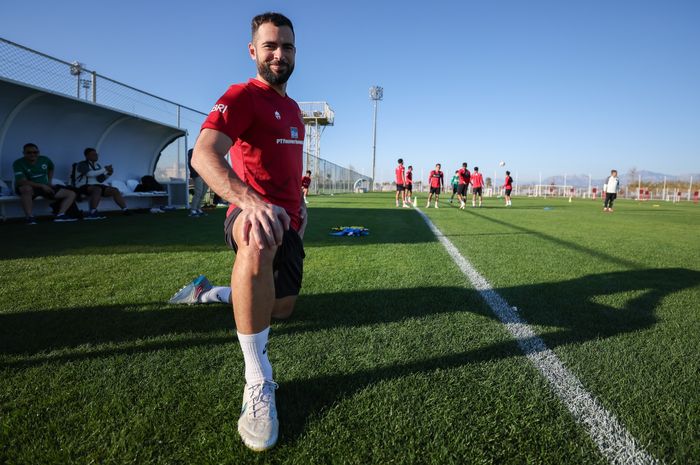 Jordi Amat bergabung ke TC Timnas Indonesia di Turki.