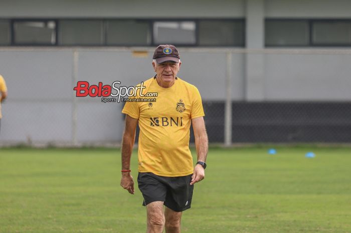 Pelatih Bhayangkara FC, Mario Gomez, saat ditemui di Lapangan B, Senayan, Jakarta, Kamis (4/1/2024).