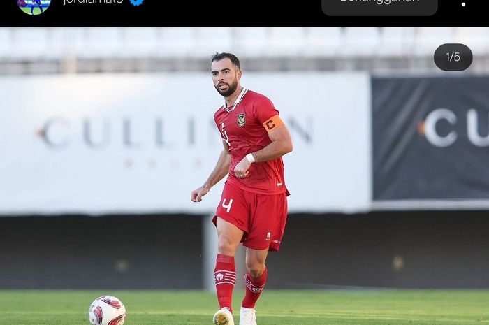 Kapten timnas Indonesia, Jordi Amat