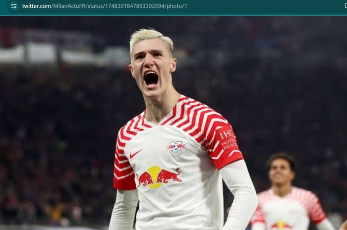 Penyerang RB Leipzig, Benjamin Sesko, menjadi buruan utama AC Milan dalam pencarian sosok penyerang nomor 9 baru.