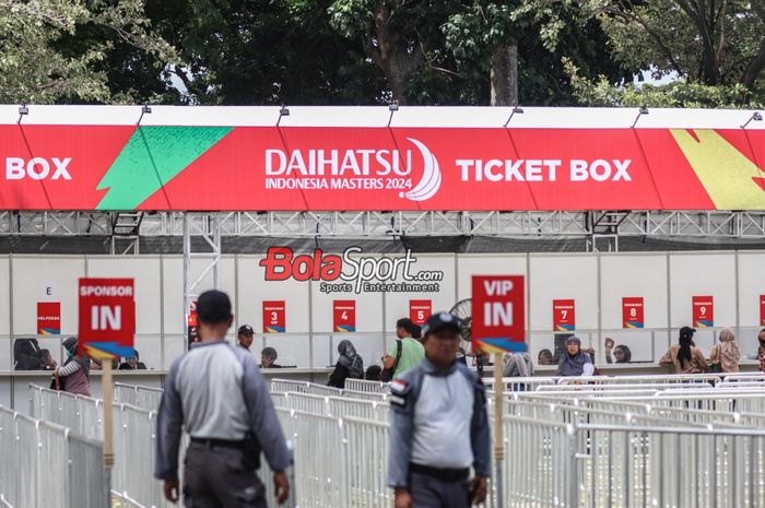 Ilustrasi suasana di Istora Gelora Bung Karno, Senayan, Jakarta, ketika perhelatan Indonesia Masters 2024 pada Selasa (23/1/2024) siang.