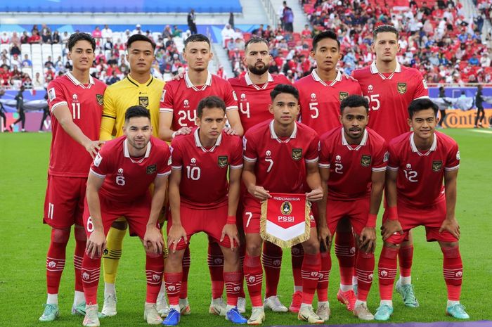 Tim Divisi 2 Belgia, KMSKDeinze, turut merayakan kelolosan timnas Indonesia ke babak 16 besar Piala Asia 2023.