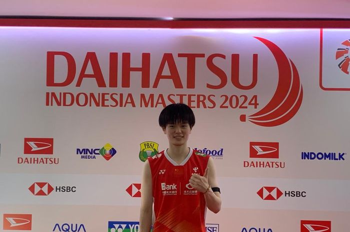 Tunggal putra China, Wang Zhi Yi, meraih juara di Indonesia Masters 2024