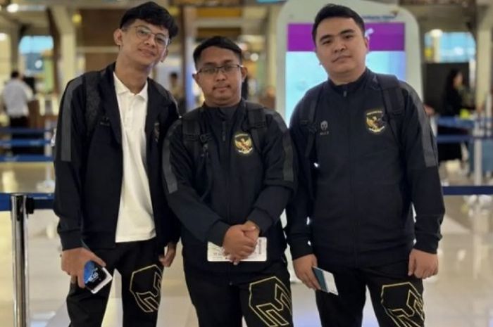 Skuad Timnas eFootball Indonesia di AFC eAsian Cup Qatar 2023, Rizky Faidan, Elga Cahya dan Akbar Paudi.