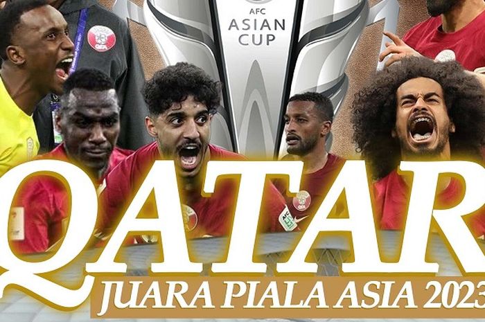 Qatar menjadi juara Piala Asia 2023 dengan cerita yang hampir mirip dengan Argentina di final Piala Dunia 2022. 