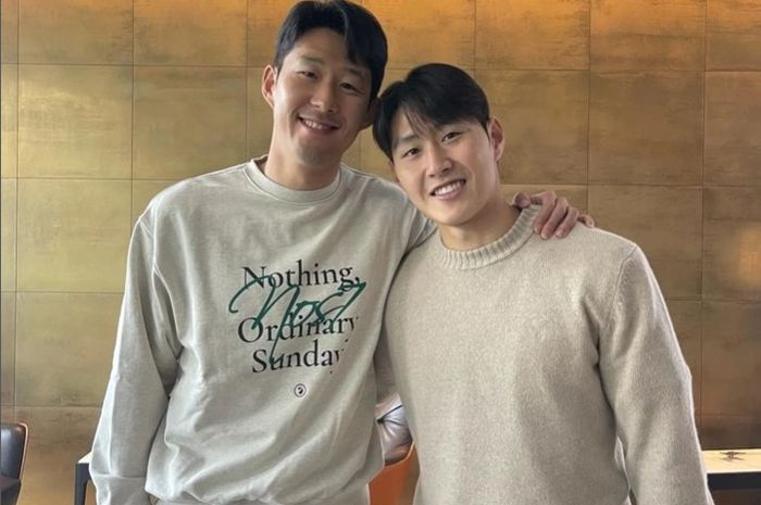 Son Heung-min dan Lee Kang-in berdamai setelah sempat berseteru.