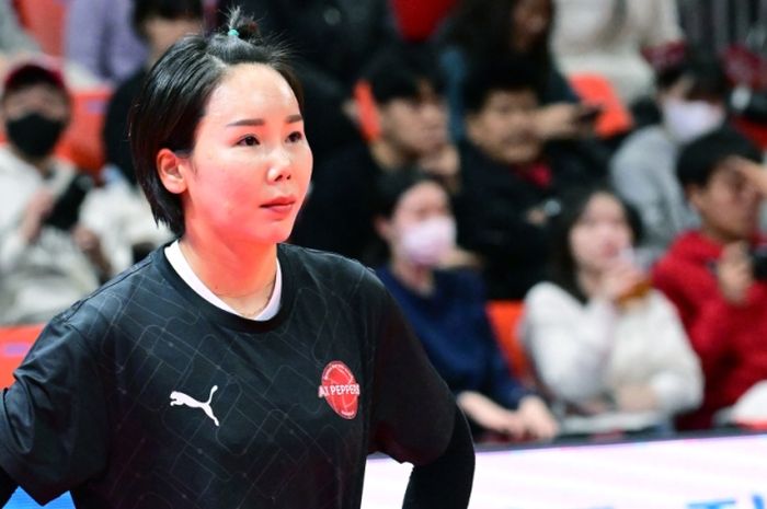 Libero Gwangju AI Peppers Savings, Oh Ji-young, terduga pelaku kasus perundungan terhadap juniornya.