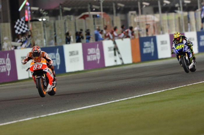Marc Marquez dan Valentino Rossi dibahas oleh Dani Pedrosa.
