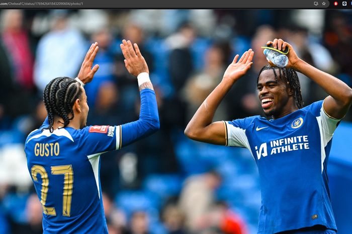 Chelsea berhasil lolos ke babak semifinal Piala FA 2023-2024 usai mengalahkan Leicester City di Stadion Stamford Bridge, Minggu (17/3/2024).