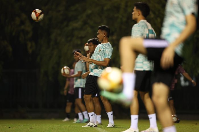 Timnas Indonesia menjalani latihan perdana di Hanoi, Vietnam