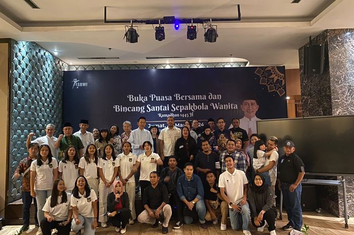 ASBWI menggelar acara buka puasa bersama dengan stakeholder sepak bola wanita Indonesia