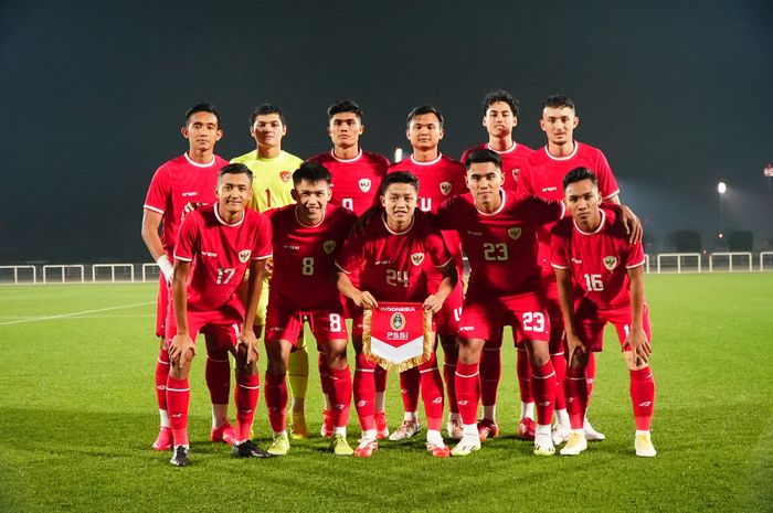 Skuad Timnas U-23 Indonesia.